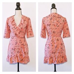 ❄️NWT Topshop Buttoned Wrap Dress